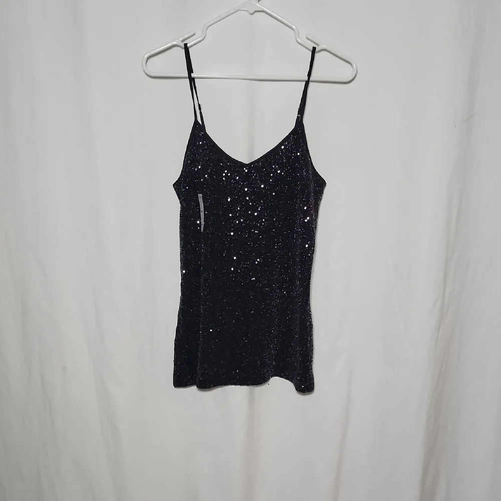 Express Glittery Black Camisole
